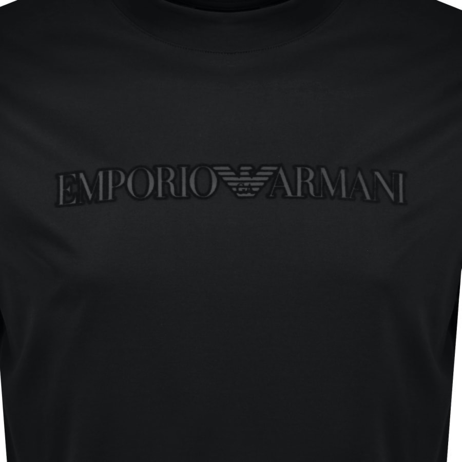Emporio Armani Logo T Shirt Black